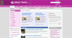 Desktop Screenshot of domacifinance.cz